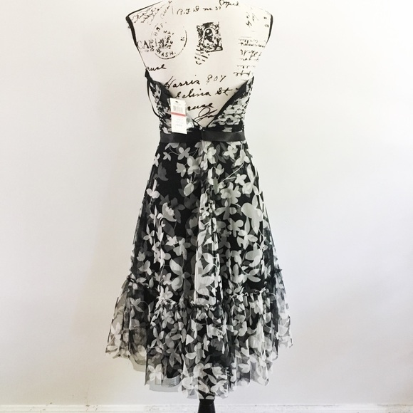 NWT BCBG Strapless Tulle Dress size XS - Picture 4 of 8